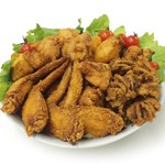 盛り山 - 九州パック　モモ8個、ムネ4個、砂肝8個、手羽先４本