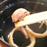 うな亭 - 肝吸い　肝リフト