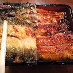 うな亭 - 特上うな重　鰻をめくると下にも鰻が・・・