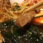 麺龍 炎の杜 - 枕木のようなメンマ