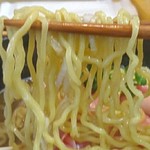 煮干ラーメンとローストビーフ パリ橋 - 縮れ細麺