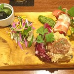 Ａlvino - 前菜板盛り３種