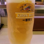 Hama Zushi - 生ビール480円