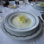 パノラミックレストラン ル・ノルマンディ - 冷たいポテトとポロネギのスープ