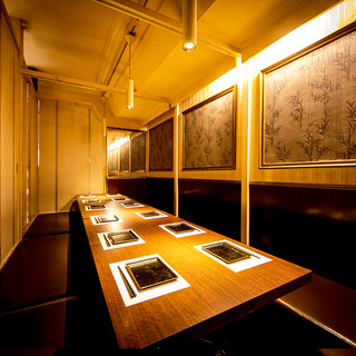 浜松町店では完全個室のお席もご用意しております。