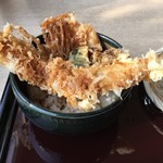 武柳庵 - あなご天丼アップ