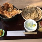 武柳庵 - あなご天・小そばセット（1,000円）