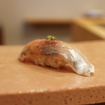 鮨 十兵衛 - 酢〆した鯵☆