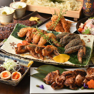 Course plan with all-you-can-drink Nagoya specialty domestic chicken chicken dish available