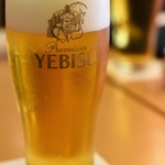 Washoku Dou Yamazato - エビスビール
