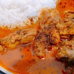 カレーライス専門店 ブラザー - チキンカレー（大辛、ライス大盛り）