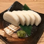 信州蕎麦 蓼科庵 - 厚切り板わさ