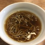 そば切り 蕎香 - 生姜のお蕎麦（温）は餡かけ