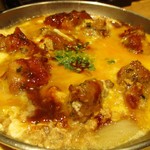 名古屋コーチン親子丼 酉しみず - 鶏から親子とじ定食 1,101円（税込）。