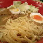 北海道 恵比寿 - 焦がし味噌ラーメン＋キャベツ（¥８００＋１００）