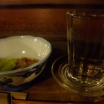 源氏 - 1杯め（新政＆ふき）