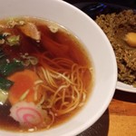 たまごカレーごはん＋ラーメン（醤油）