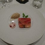 レザンファン ギャテ - デザート 紅玉とレーズンのテリーヌ