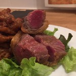 栄 馬肉酒場 馬喰ろう - 馬肉のレアから揚げ