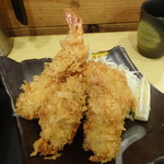 海鮮めし屋 磯人 - 刺身4種とエビフライ・カキフライ定食