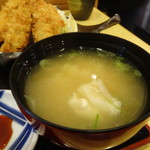 海鮮めし屋 磯人 - 刺身4種とエビフライ・カキフライ定食