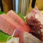 海鮮めし屋 磯人 - 刺身4種とエビフライ・カキフライ定食