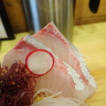 海鮮めし屋 磯人 - 刺身4種とエビフライ・カキフライ定食