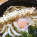 紀のや - うどんに エビ天をオンする