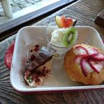 prato cafe - デザートセット　2017.11