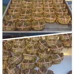 八字塘酒店 - 上海蟹が沢山並んでいました