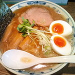 麺部しば盛 - 魚薫ラーメン大盛り＋味玉