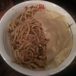 ラーメン凪　炎のつけめん - 炎のつけ麺の　麺