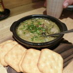 蕎彩 和み月 - 『旬！牡蠣のオイル煮とクラッカー』680円