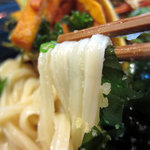 うどん工房悠々 - かき揚げぶっかけ