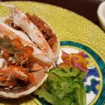 馳走 啐啄一十  - ②香箱蟹【雌のズワイガニ】(金沢県)
       内子、脚の身、本体の身、外子