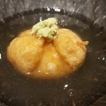 馳走 啐啄一十  - ①加賀蓮根饅頭(金沢県)、羅臼昆布の出汁餡