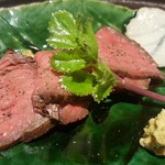 馳走 啐啄一十  - ⑮茨城牛のローストビーフ