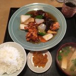 中国料理 十八番 - 酢豚定食♪