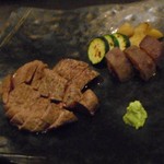 鉄板焼 Ekyu - 赤城山麓牛ランプ肉鉄板焼き