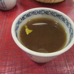 巽蕎麦 志ま平 - 蕎麦湯はこのように