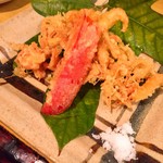 松江の味 郷土料理 出雲 川京 - シラウオの天ぷら