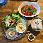 ジャム cafe 可鈴 - お料理が出揃いました。