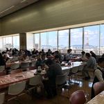 福岡市役所本庁舎 職員食堂 - 博多港見え眺めも良い