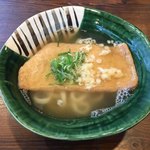 こだわりうどん 一 - 【料理】大判きつねのおうどん