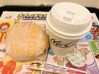 マクドナルド - チキンクリスプ＆コーヒー