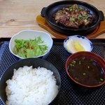 天ぷら 生粋 - とり天ステーキ鉄パン定食