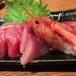 おもいで横丁 - 刺身3点盛り