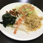 PAK MASALA RESTAURANT - 前菜セット（前日、前々日より若干パワーアップ）