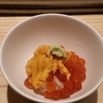 鮨 巳之七 - ウニといくら。