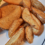 クリッターズバーガー - ポテトのアップ